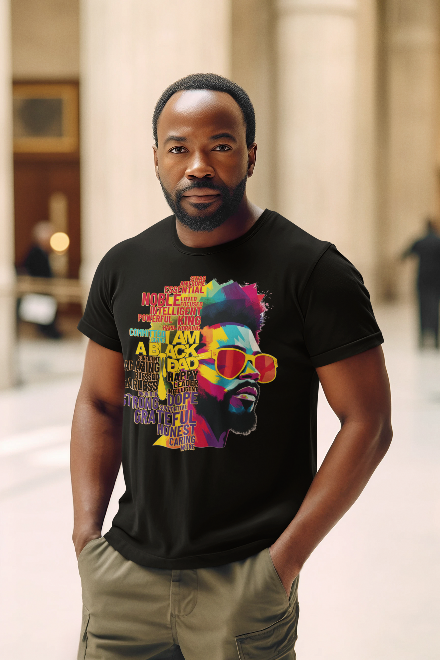Black Dad T-Shirt
