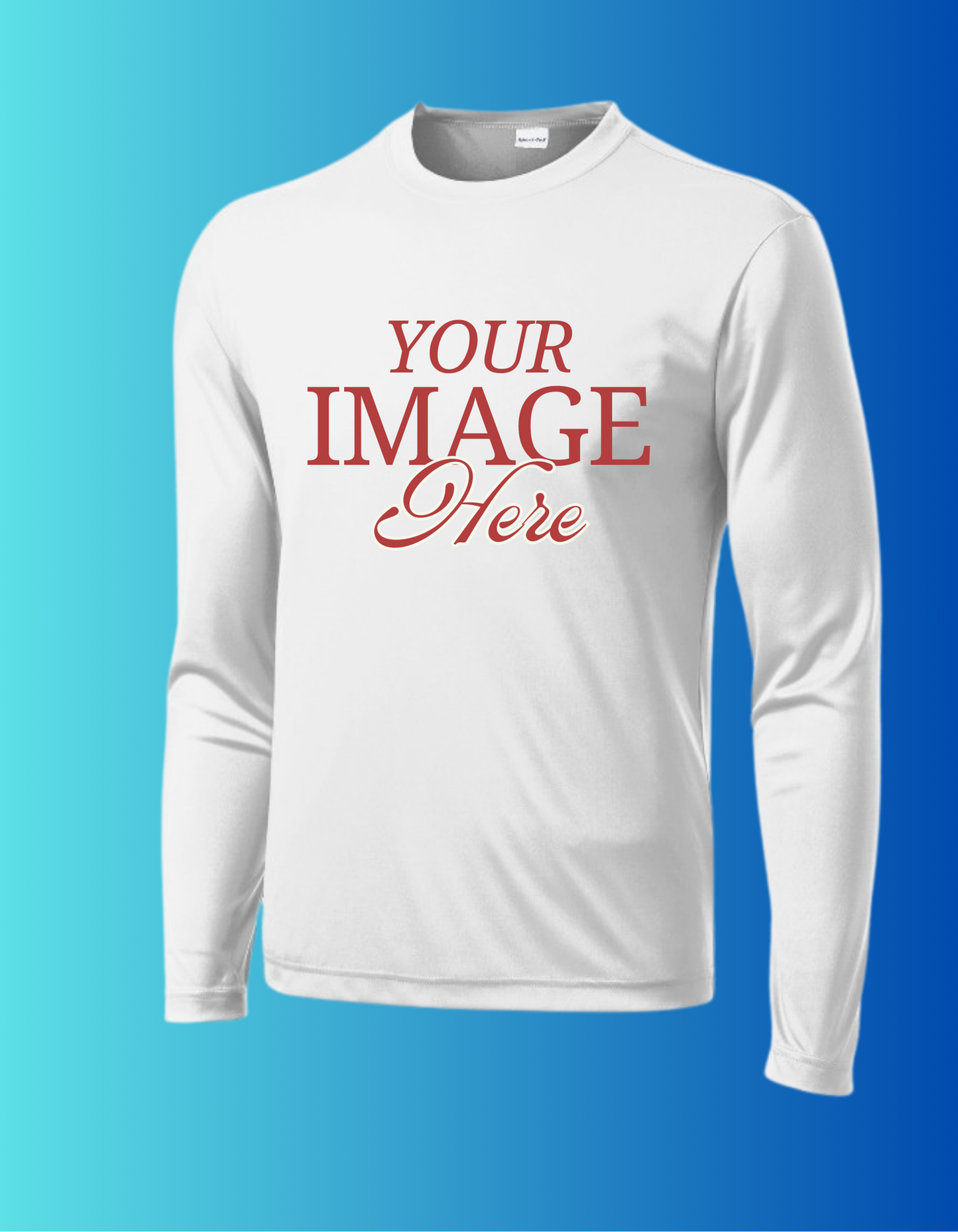 Print-On-Demand Dri Fit T-Shirts (100% Polyester) Long Sleeve