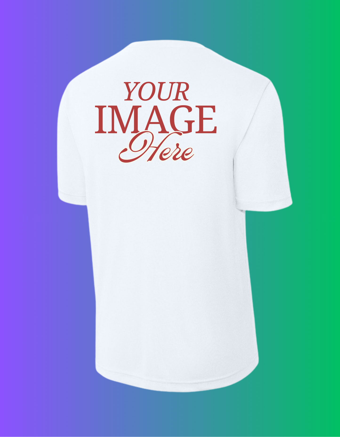 Print-On-Demand Dri Fit T-Shirts (100% Polyester) Short Sleeve
