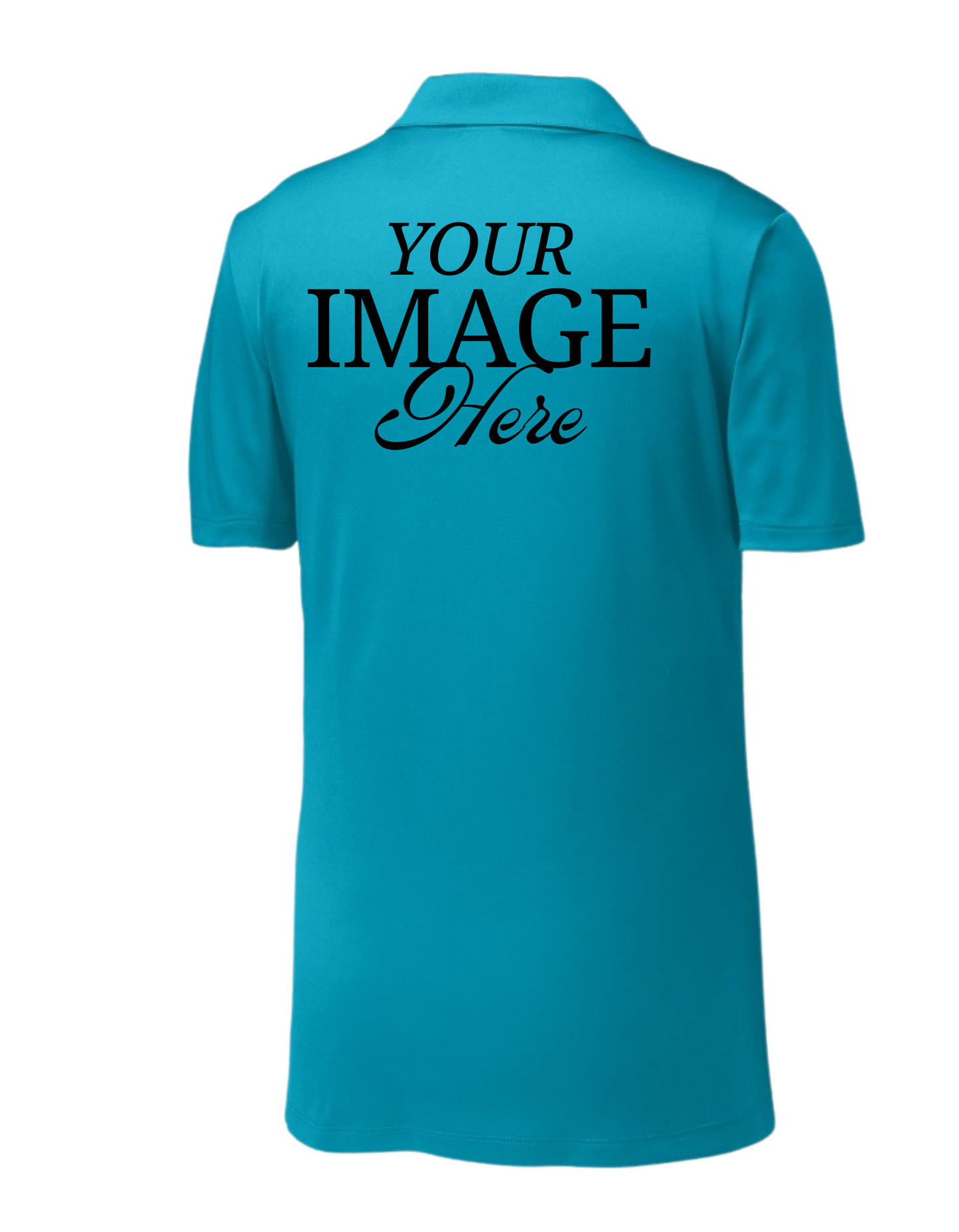 Print-On-Demand Dri Fit Competitor Polo (100% Polyester) Short Sleeve
