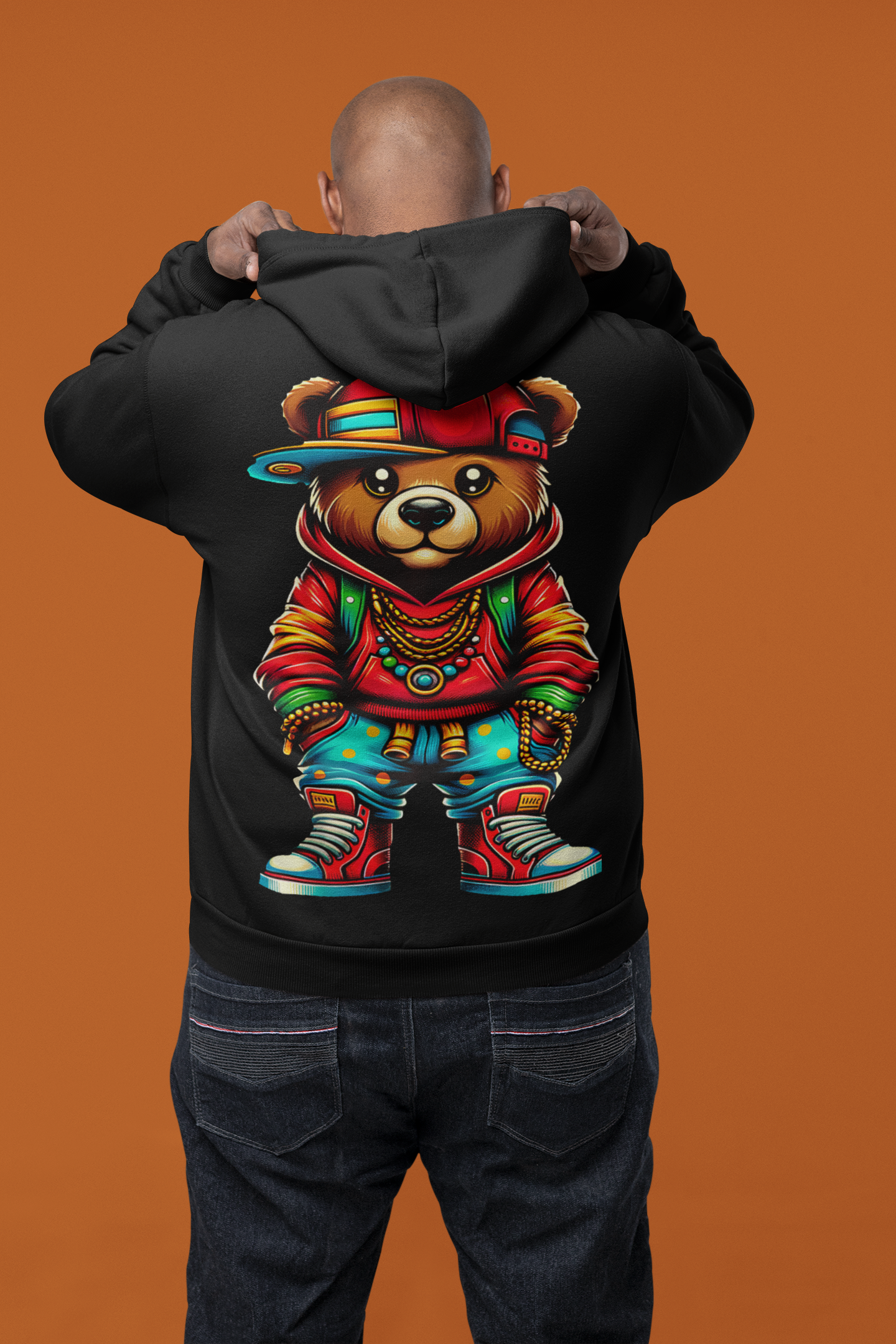 Brown Bear Hoodie (Back Image)