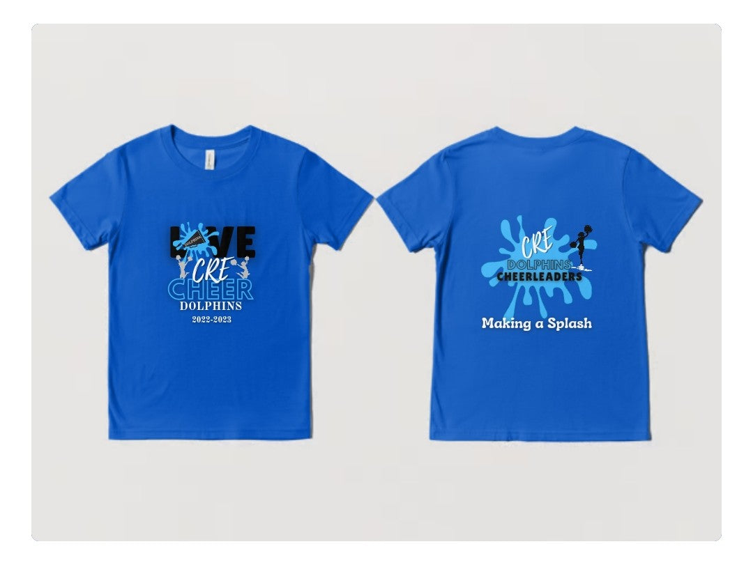 Custom Team or Organization T-Shirts and Apparel  (Front and Back Designs)