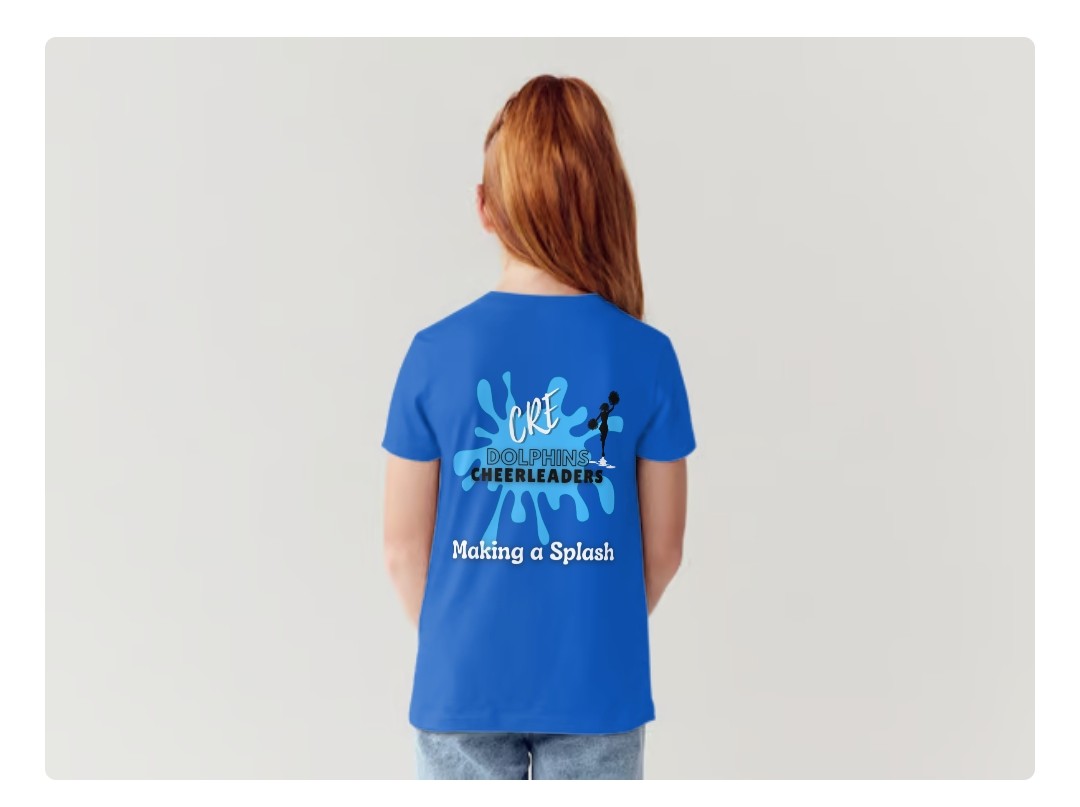 Custom Team or Organization T-Shirts and Apparel  (Front and Back Designs)