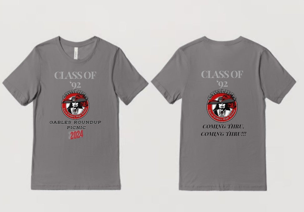 Class of 1992 Coral Gables Alumni Picnic T-Shirt