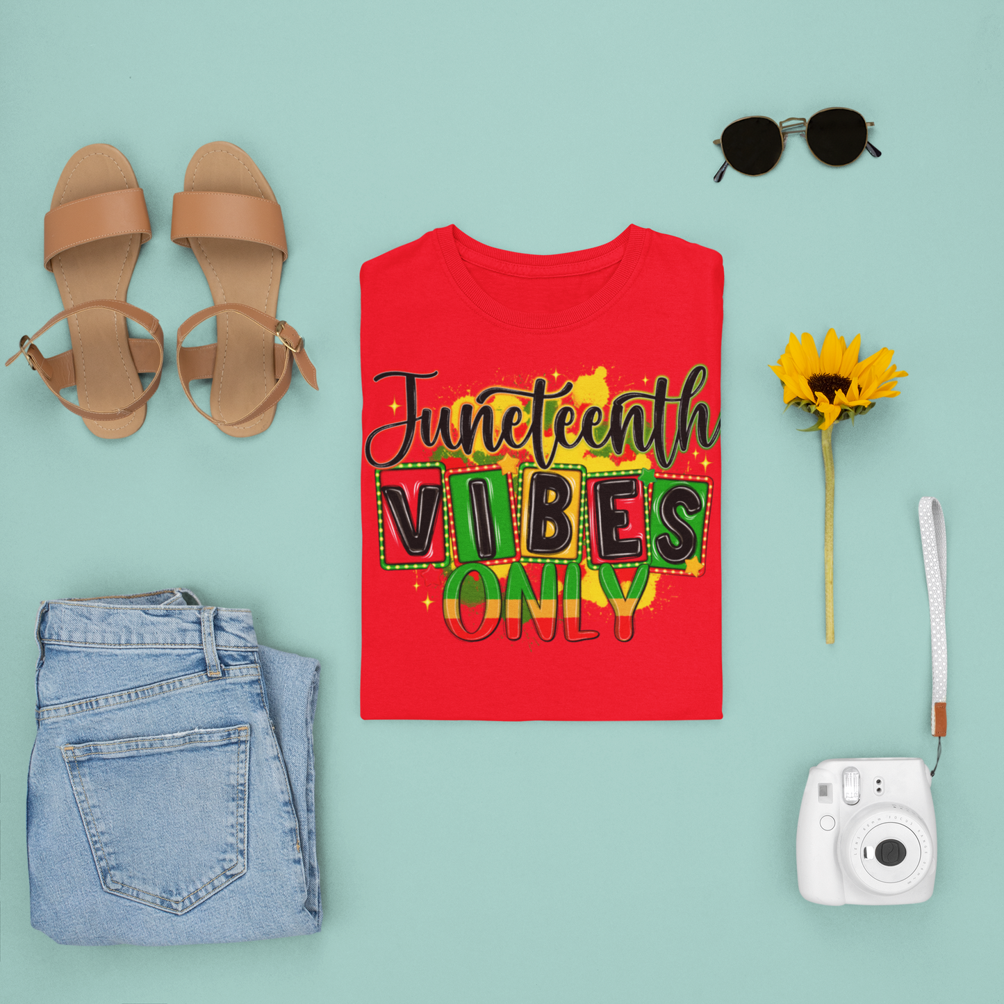 Juneteenth Vibes Only T-Shirt