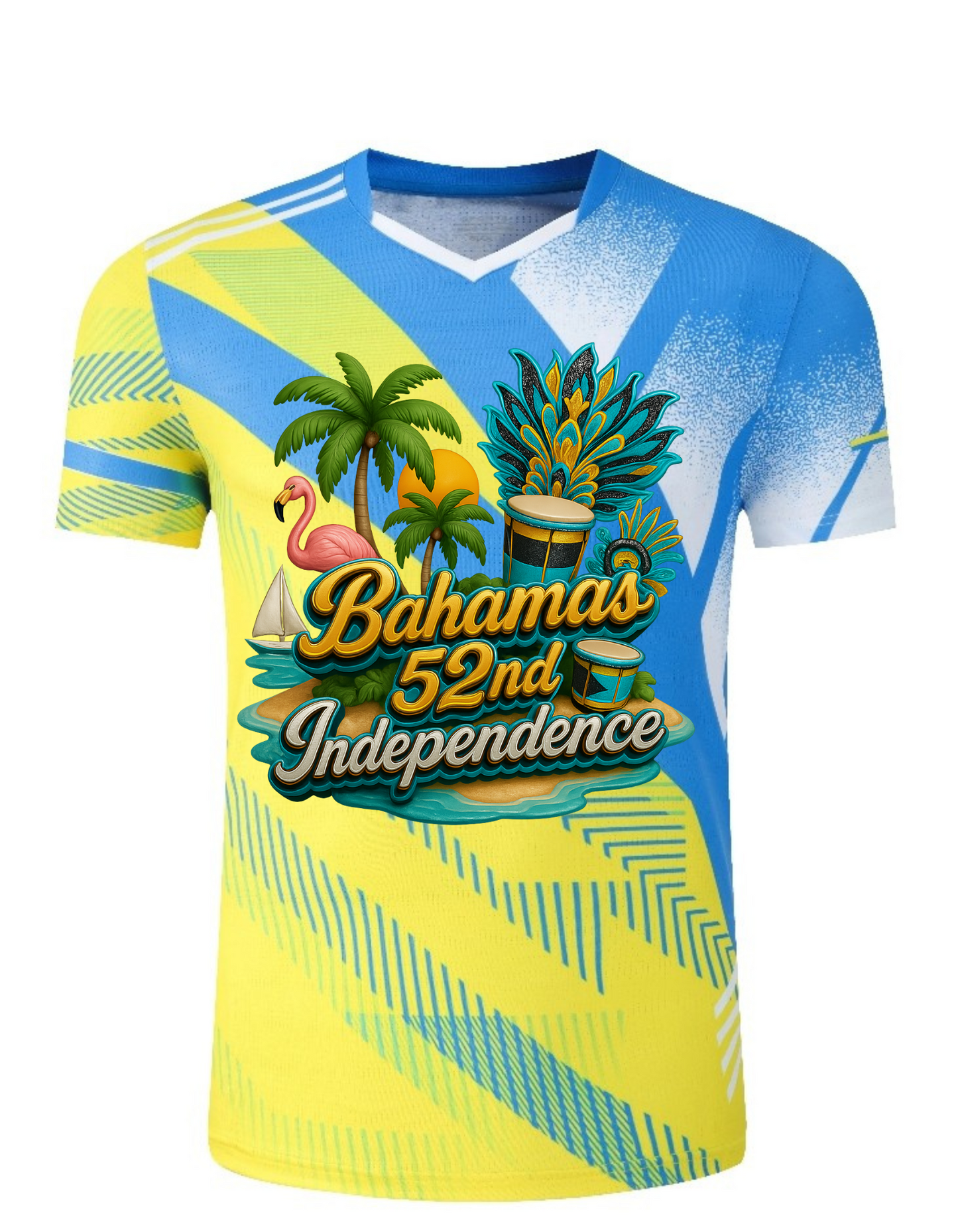Bahamas Independence 52 Racer Sports Shirt