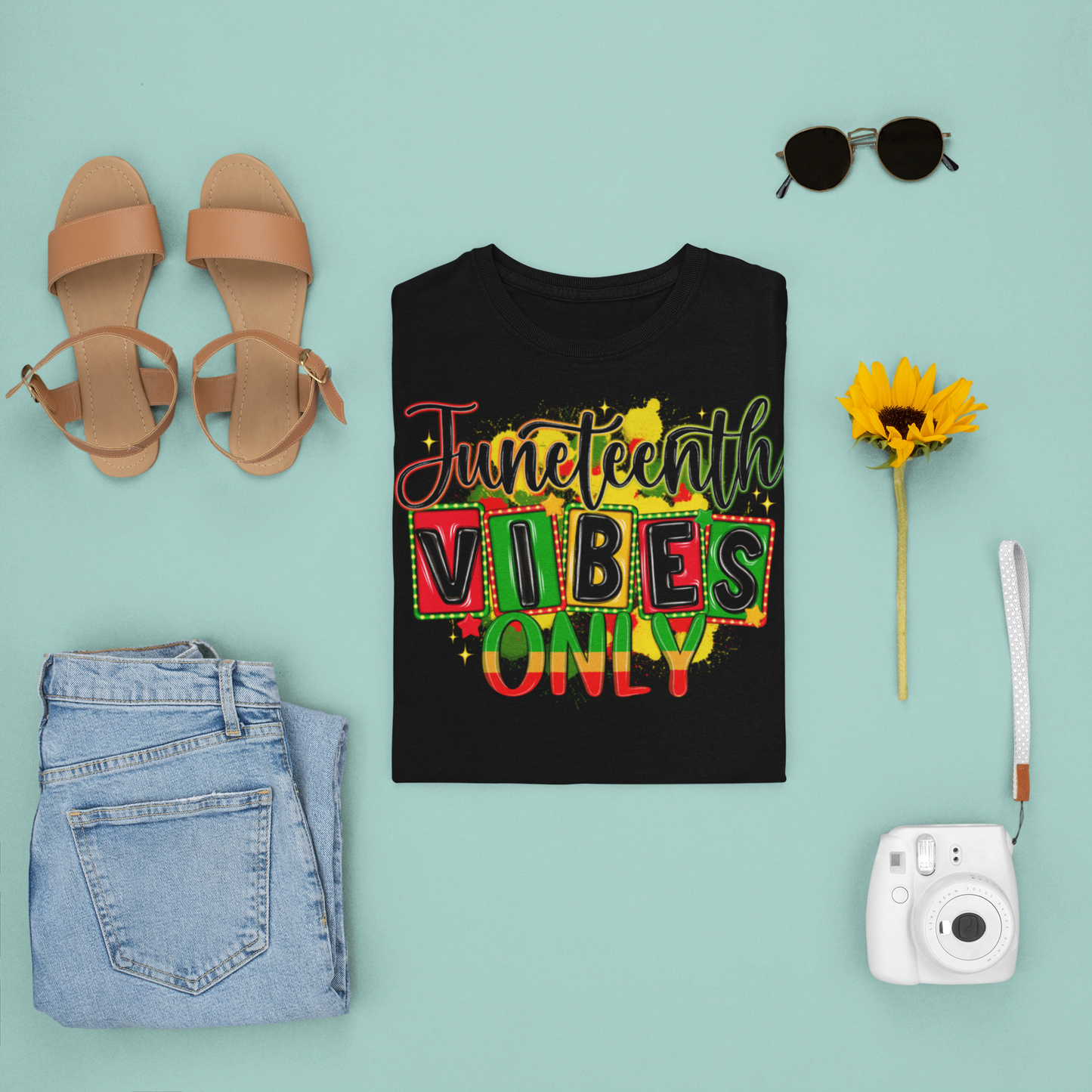 Juneteenth Vibes Only T-Shirt