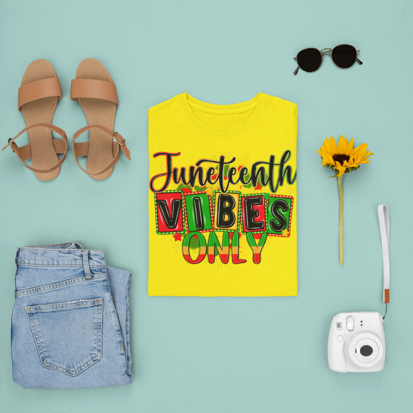 Juneteenth Vibes Only T-Shirt