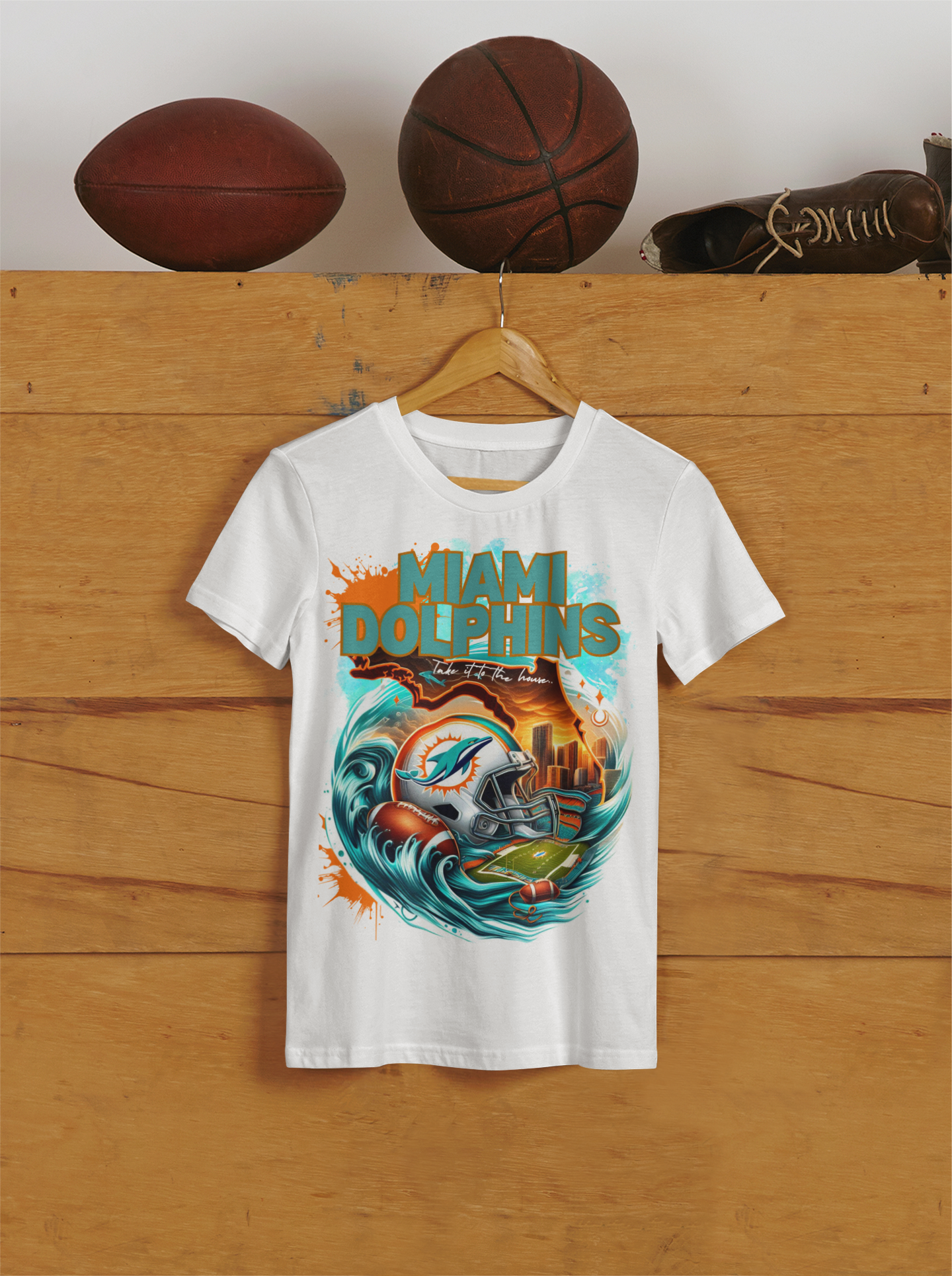 Miami Dolphins Take it to the house T-shirt