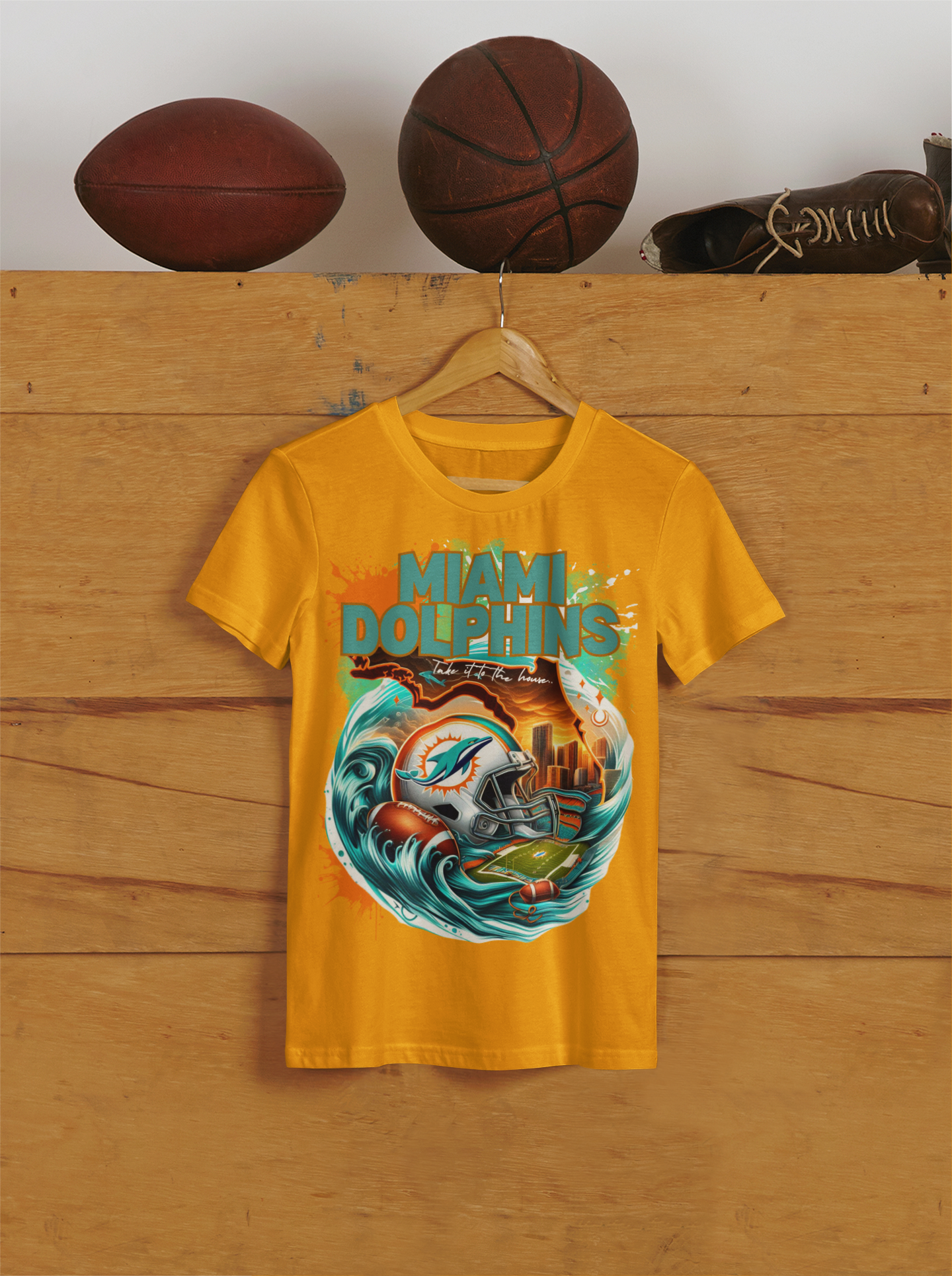 Miami Dolphins Take it to the house T-shirt