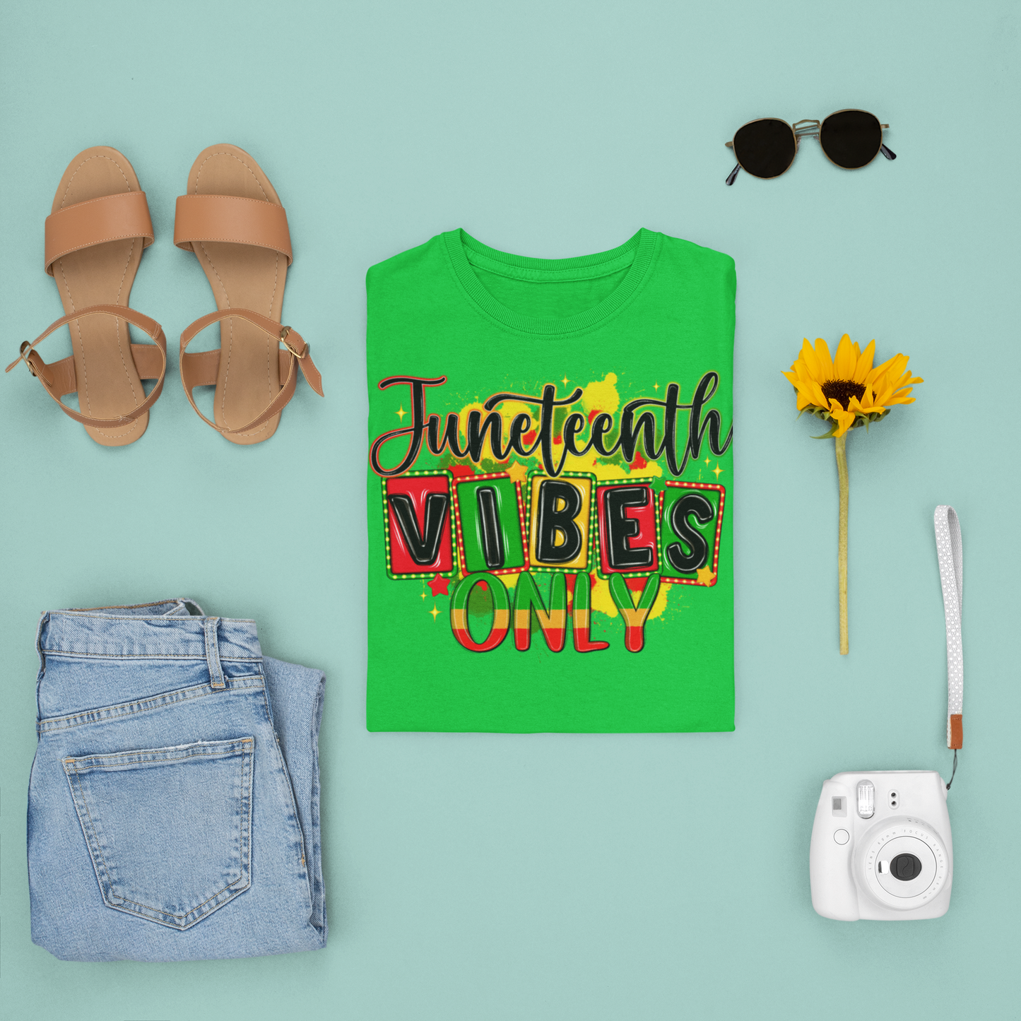 Juneteenth Vibes Only T-Shirt